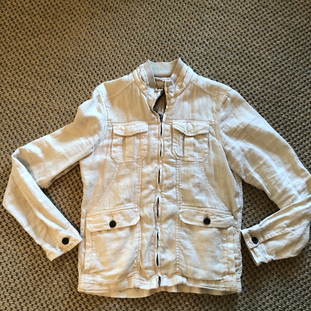 Zara linen light weight jacket